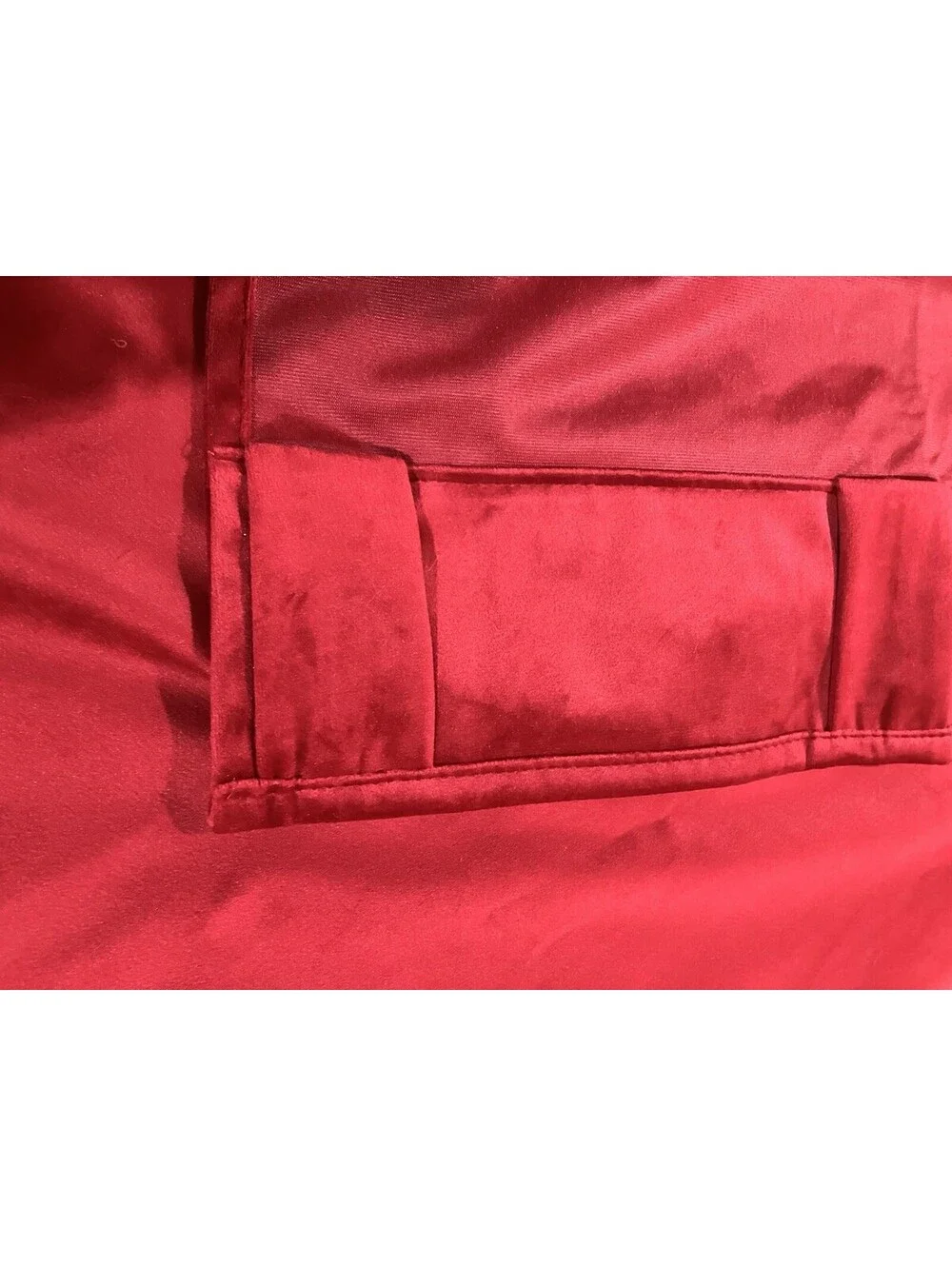 StangH Single Red Velvet Curtain Panel 62”x84” Heavy Rod And Pocket New Fast Shi